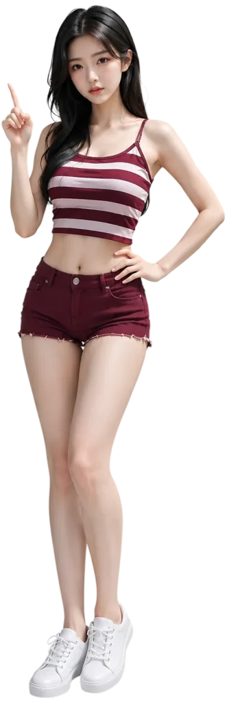 nustar Minimalist studio portrait with calm pose
