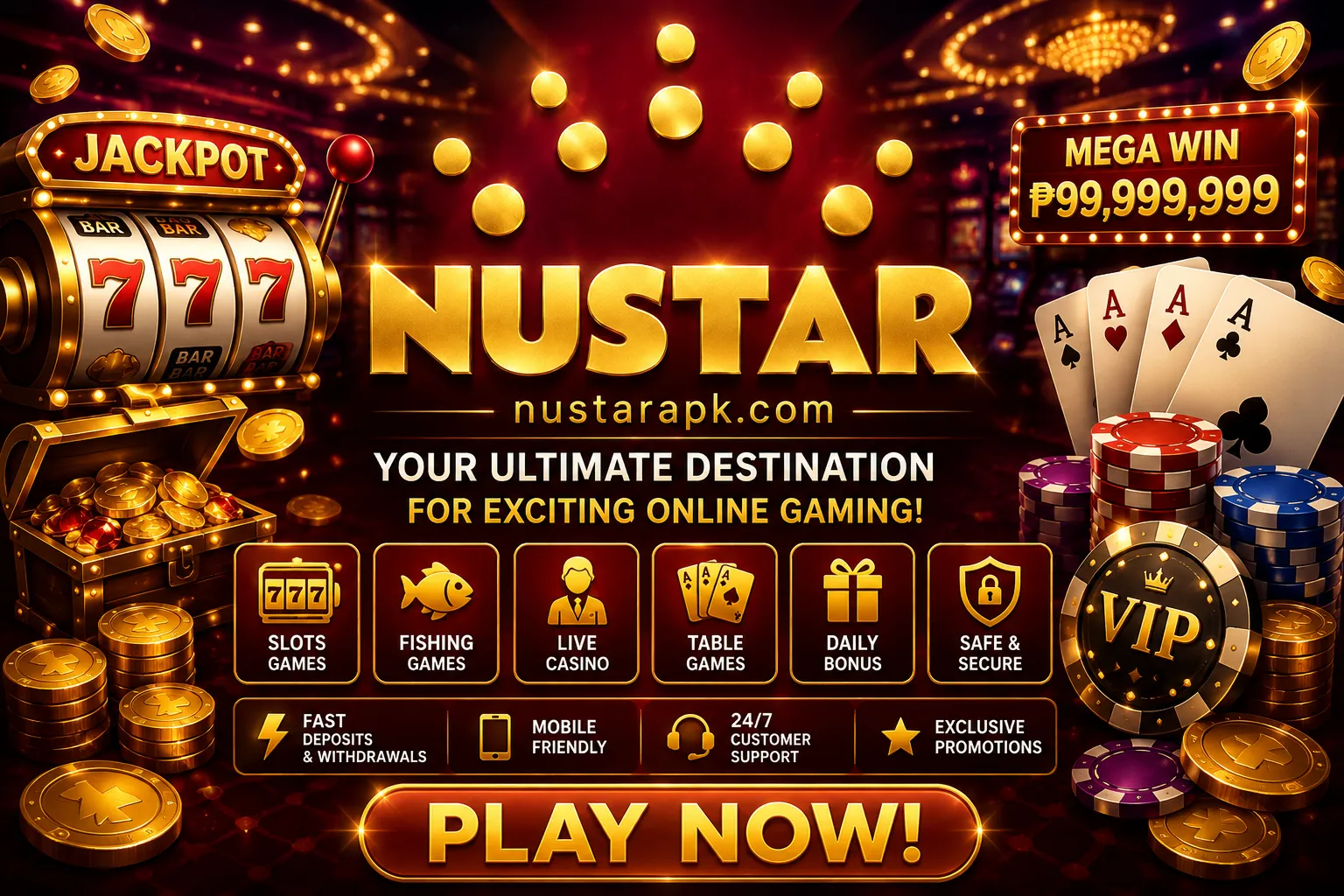 NUSTAR Your ultimate gaming destination