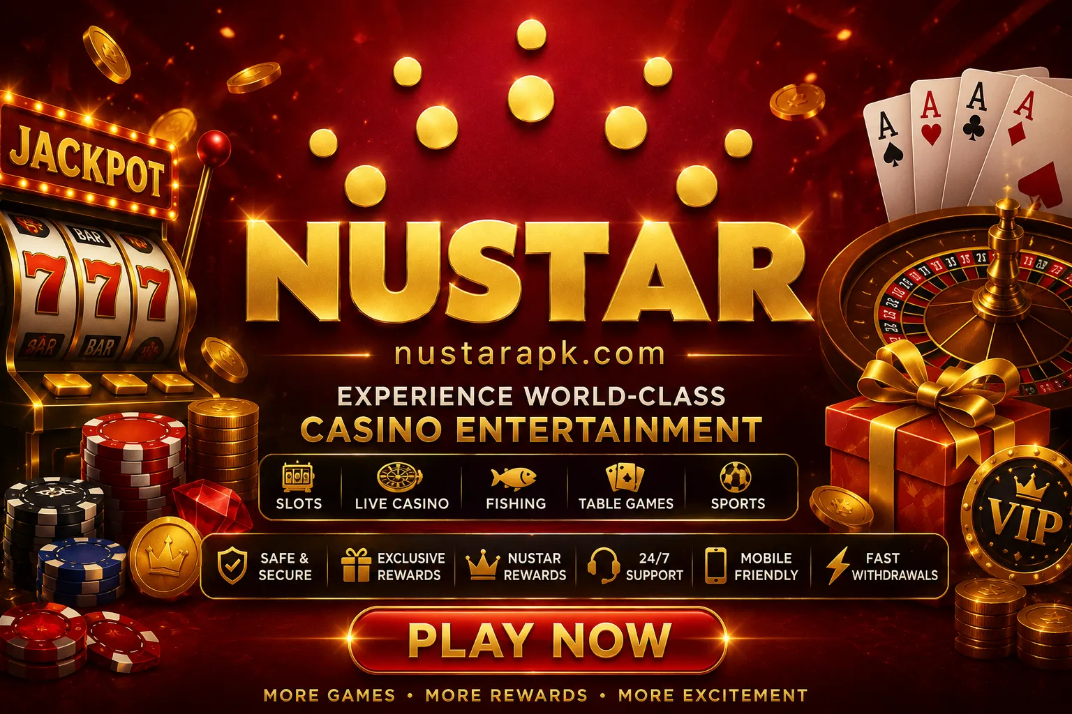 nustarapk Luxurious casino experience advertisement